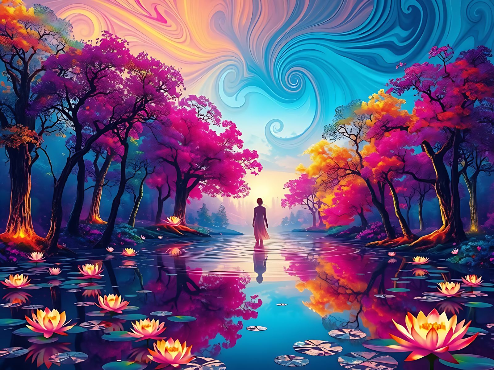 Surreal Mystic Forest Transports You to a Dreamworld