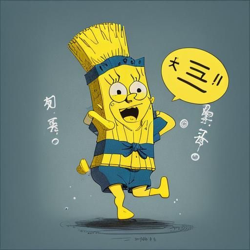 スポンジボブ (Suponjibobu): This is the standard Japanese way to write "SpongeBob."