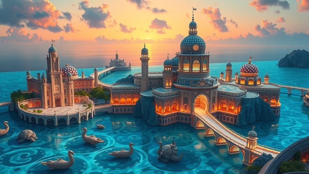 Pearlescent Metropolis in Luminaria