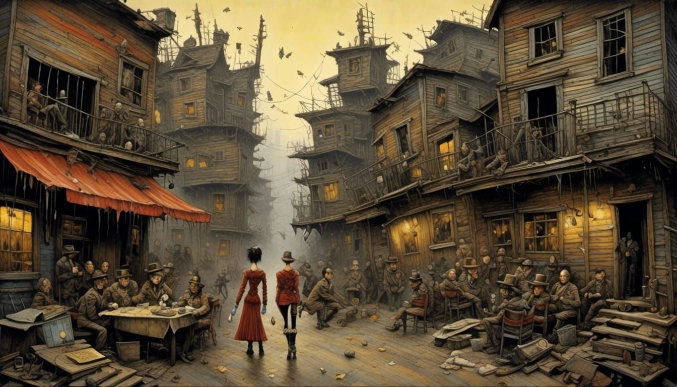 Depression Era Woman in Honky Tonk Prison