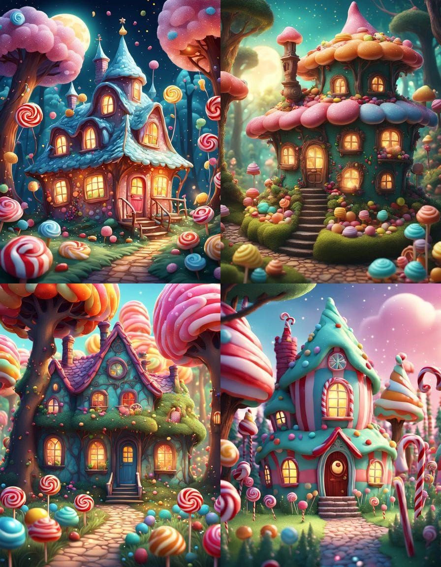 Hansel and Gretel's Candy House Discovery