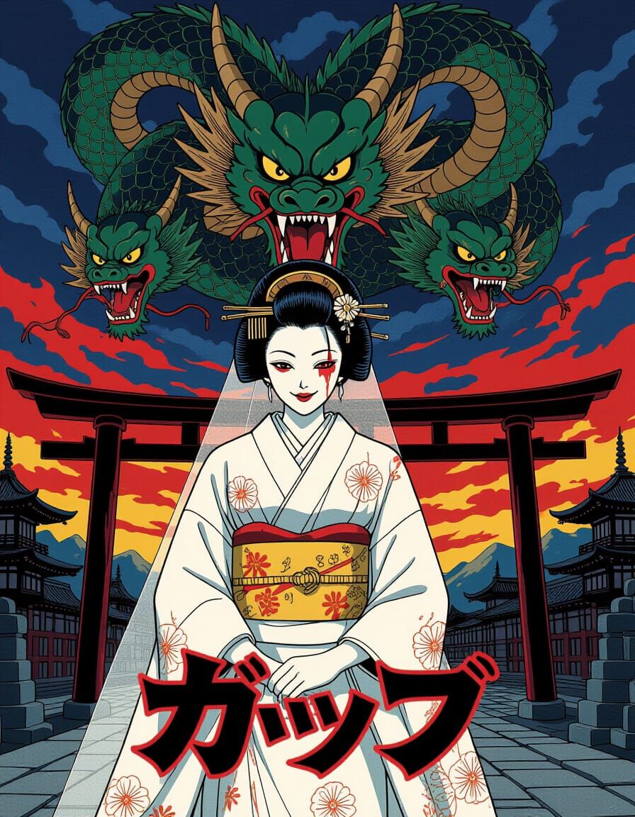 Possessed Bride and Eight-Headed Serpent