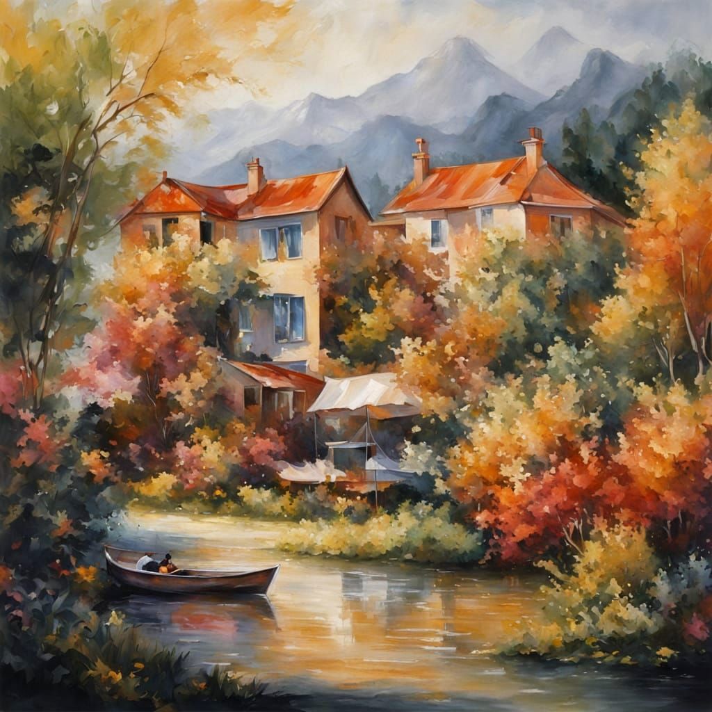 AI Art Painting Masterpiece Generated