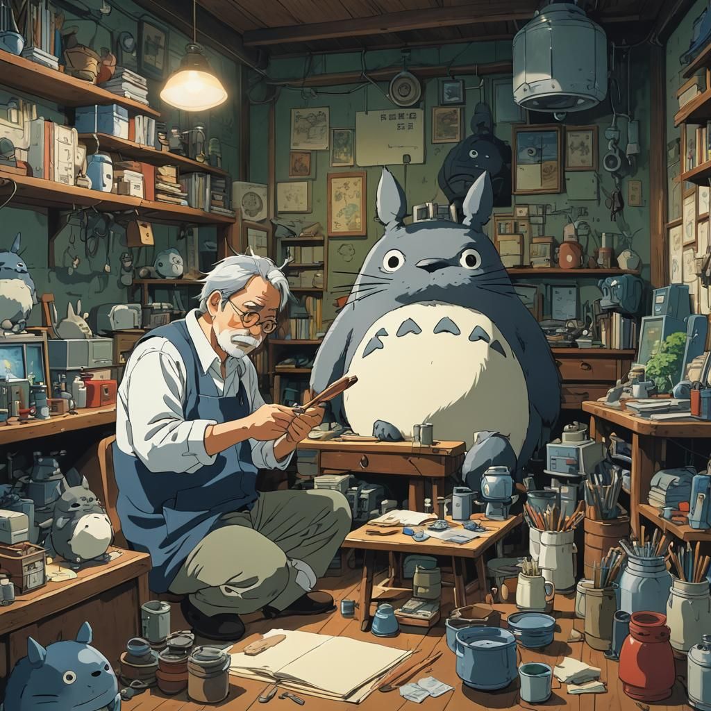 Hayao Miyazaki in Ghibli Studio: Anime Style