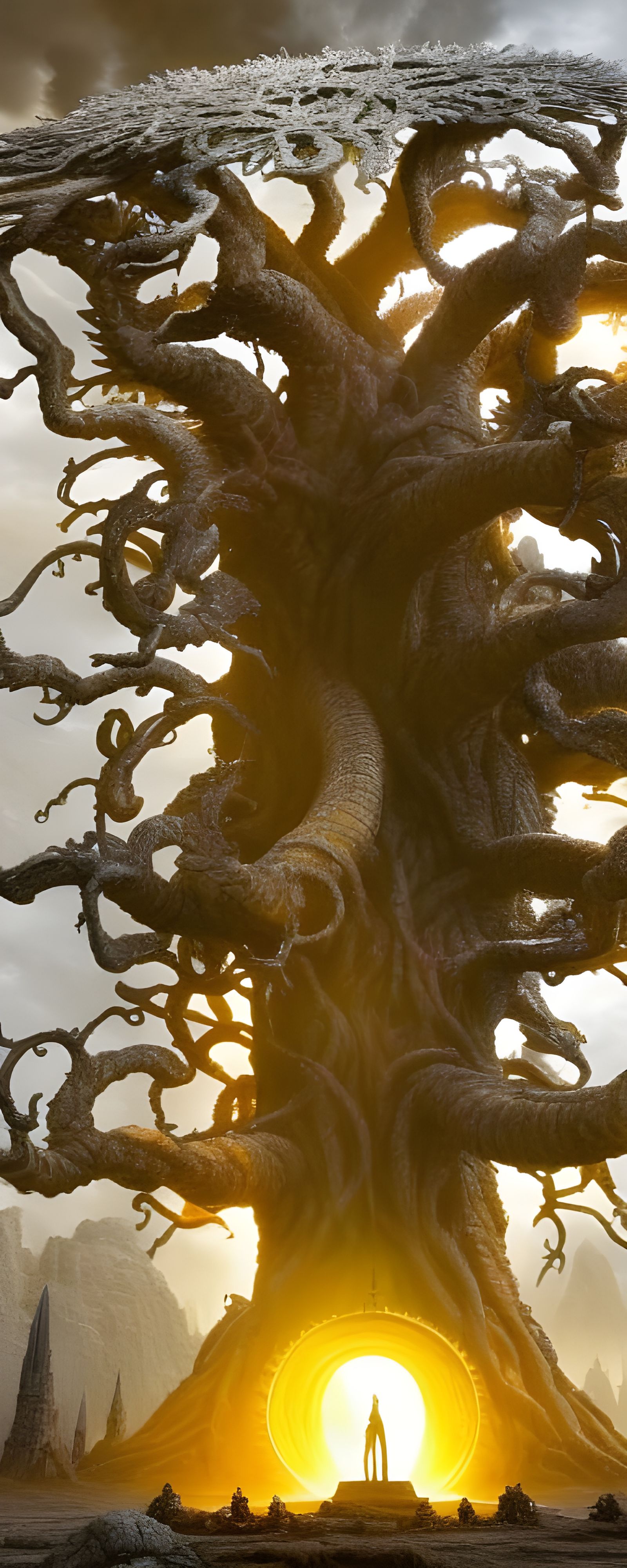Tree of Life: Hyperdetailed Digital Matte Painting
