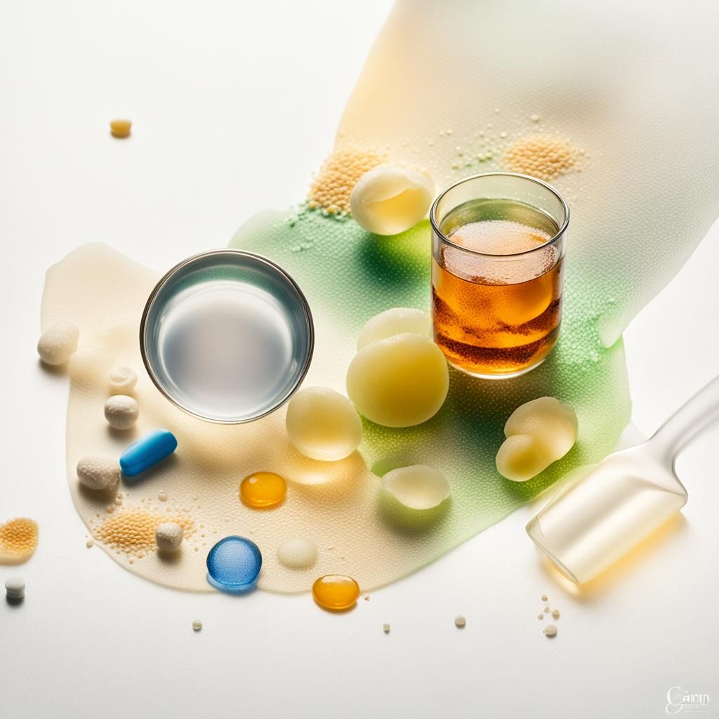 Transdermal Patch Close-up in Lab Setting