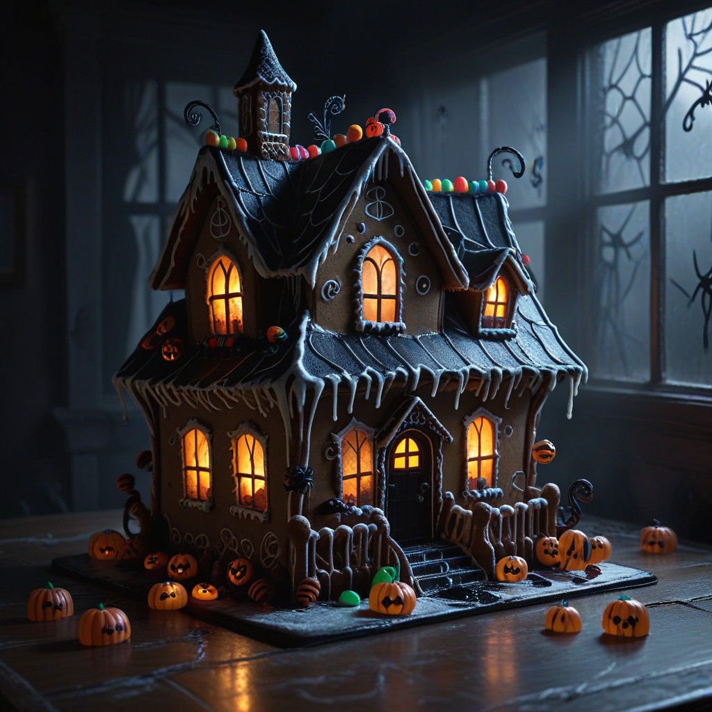 Haunted Gingerbread House