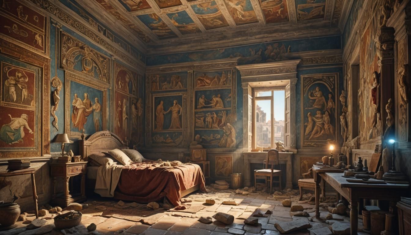 Biblical Hebrew Style Room in Ancient Rome