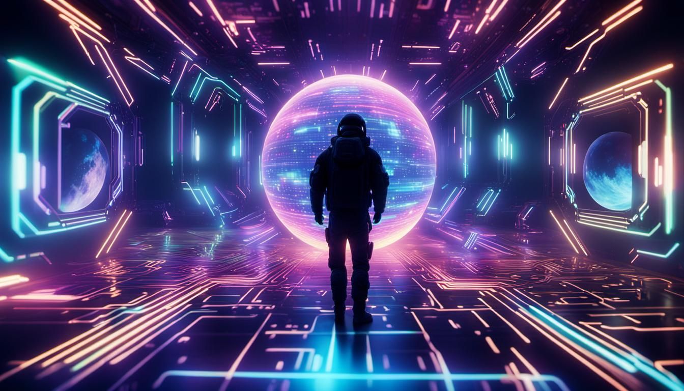 Virtual Characters Journey Through a Holographic Cyberspace ...