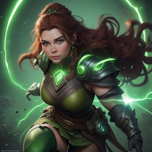 Telekinetic Dwarf Princess Portrait in Hyperrealistic Style