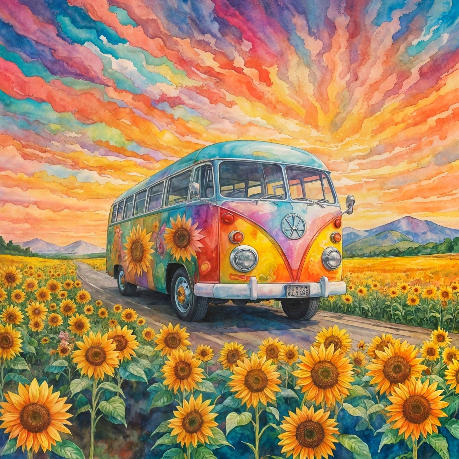 Hippie bus