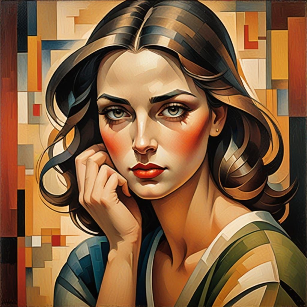 Contemplative Portrait in Soft Light