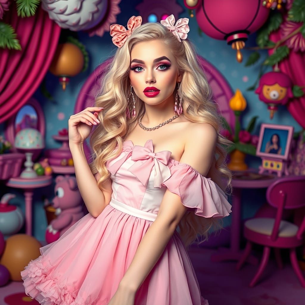 Sabrina Carpenter as Anime Character in Vibrant Scene