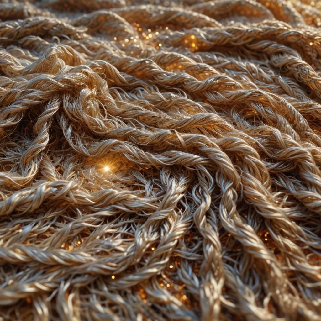 Intricately Woven Wool Blanket in Moonlight