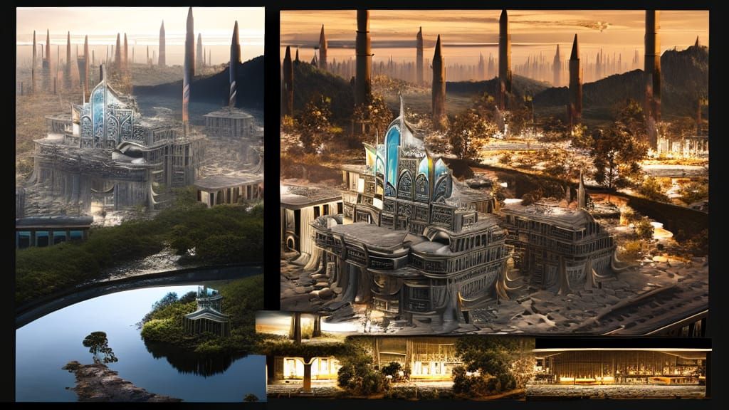 Samsung as a City, muscular Epic cinematic brilliant stunning intricate meticulously detailed dramatic atmospheric maxim...