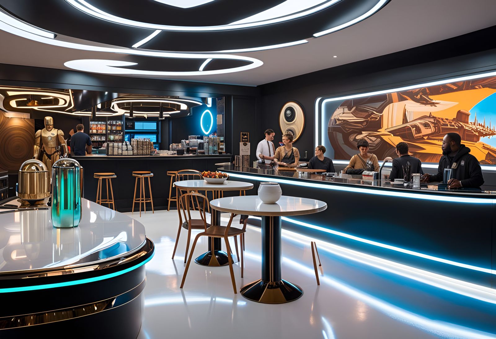 Cafe Cantina- Come Enjoy your Latte ☆In Space☆