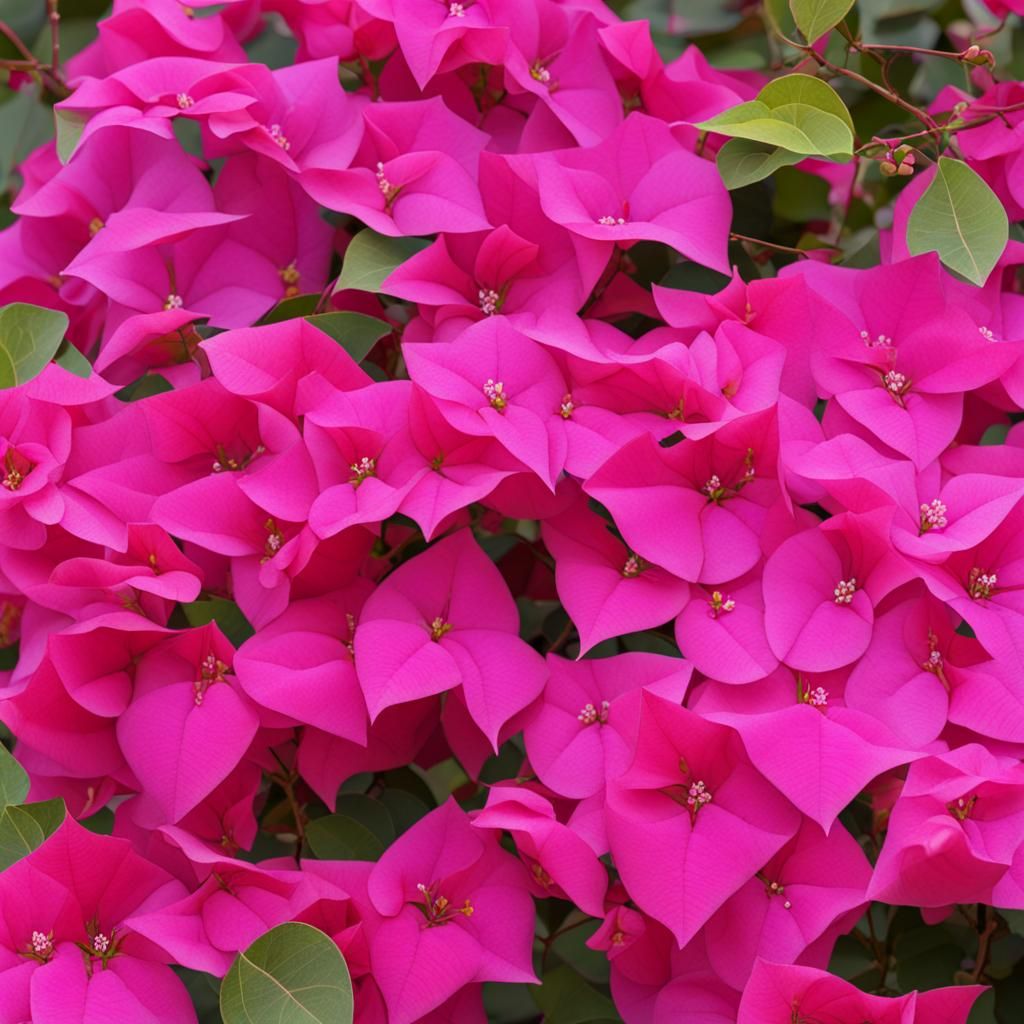 Bougainvillea Blossom: An AI Interpretation