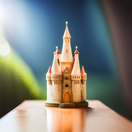 Fairy Tale Castle in Pre-Raphaelite Style