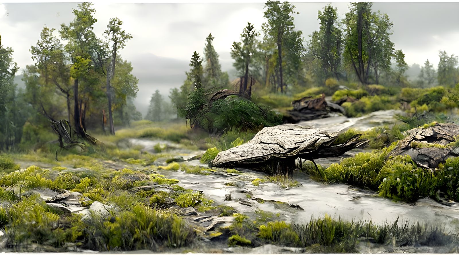 Majestic Landscape Vista Photography in Detailed Style