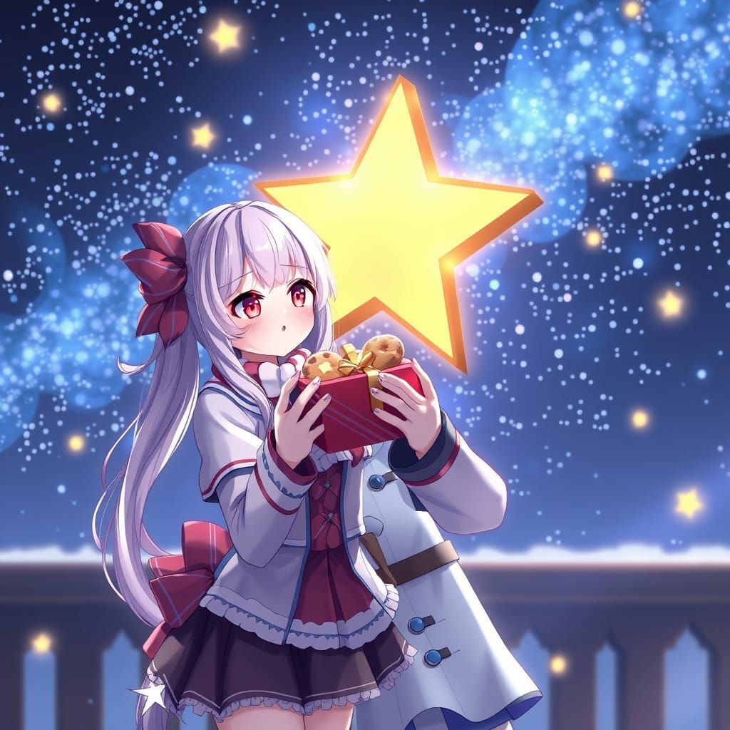 Shy Star Receives Gift in a Touching Anime Moment