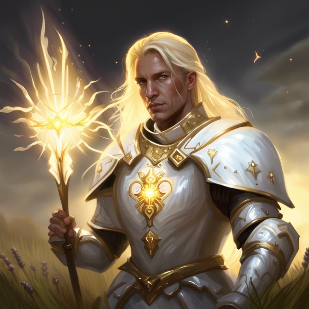 Cleric Heals Woman with Divine Light