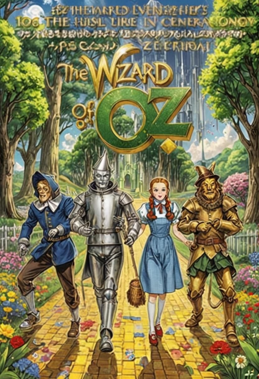 Wizard of Oz Reimagined in Anime Style