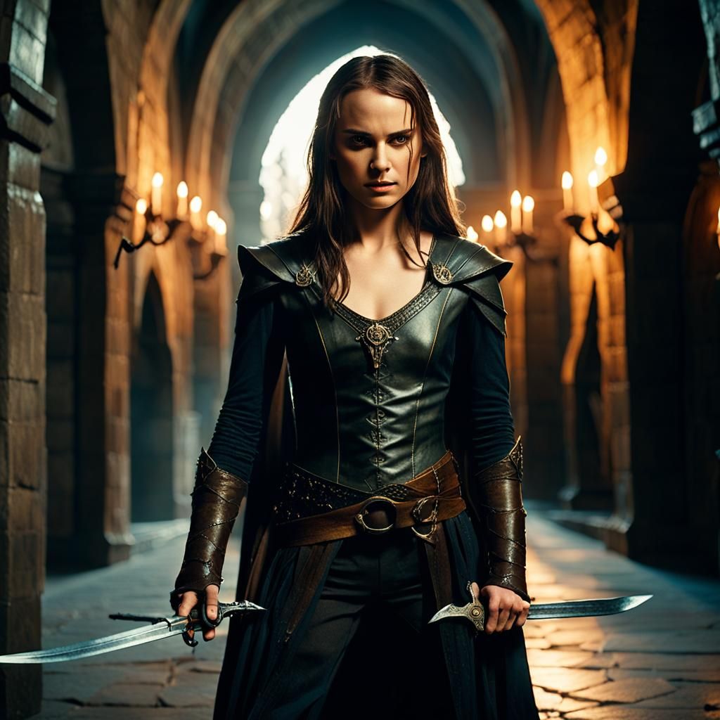 Natalie Portman as Half-Elven Assassin in Dark Fantasy