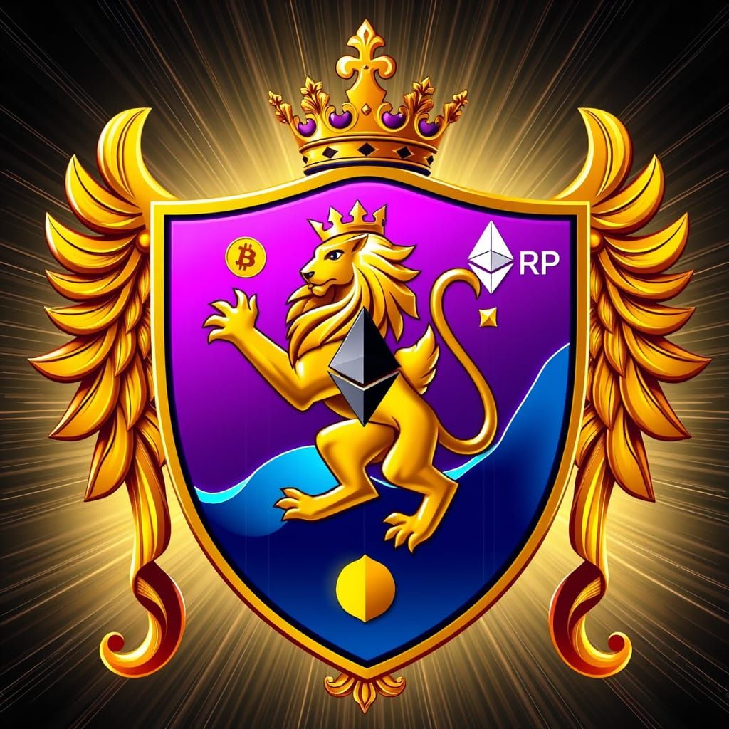 Majestic Shield of Financial Power and Wealth