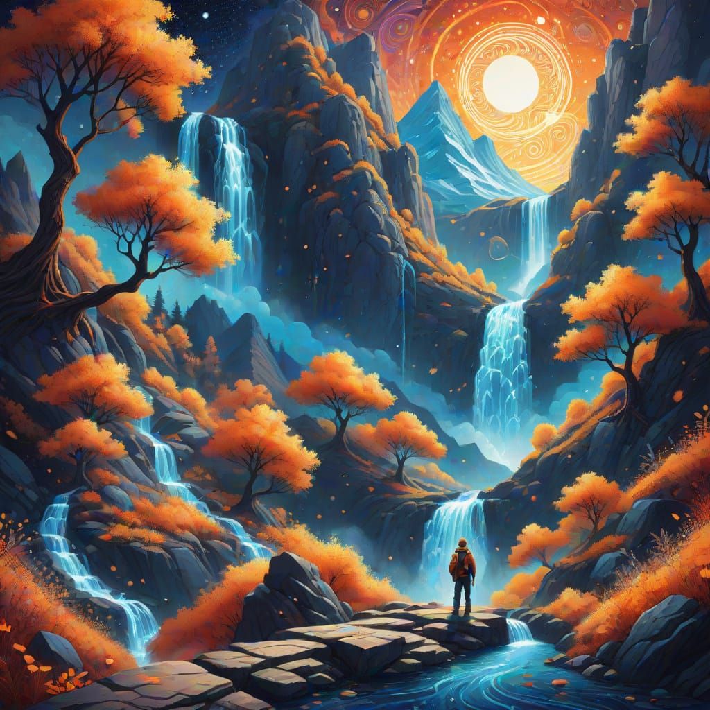 Astral Traveler by Shimmering Autumn Cascade