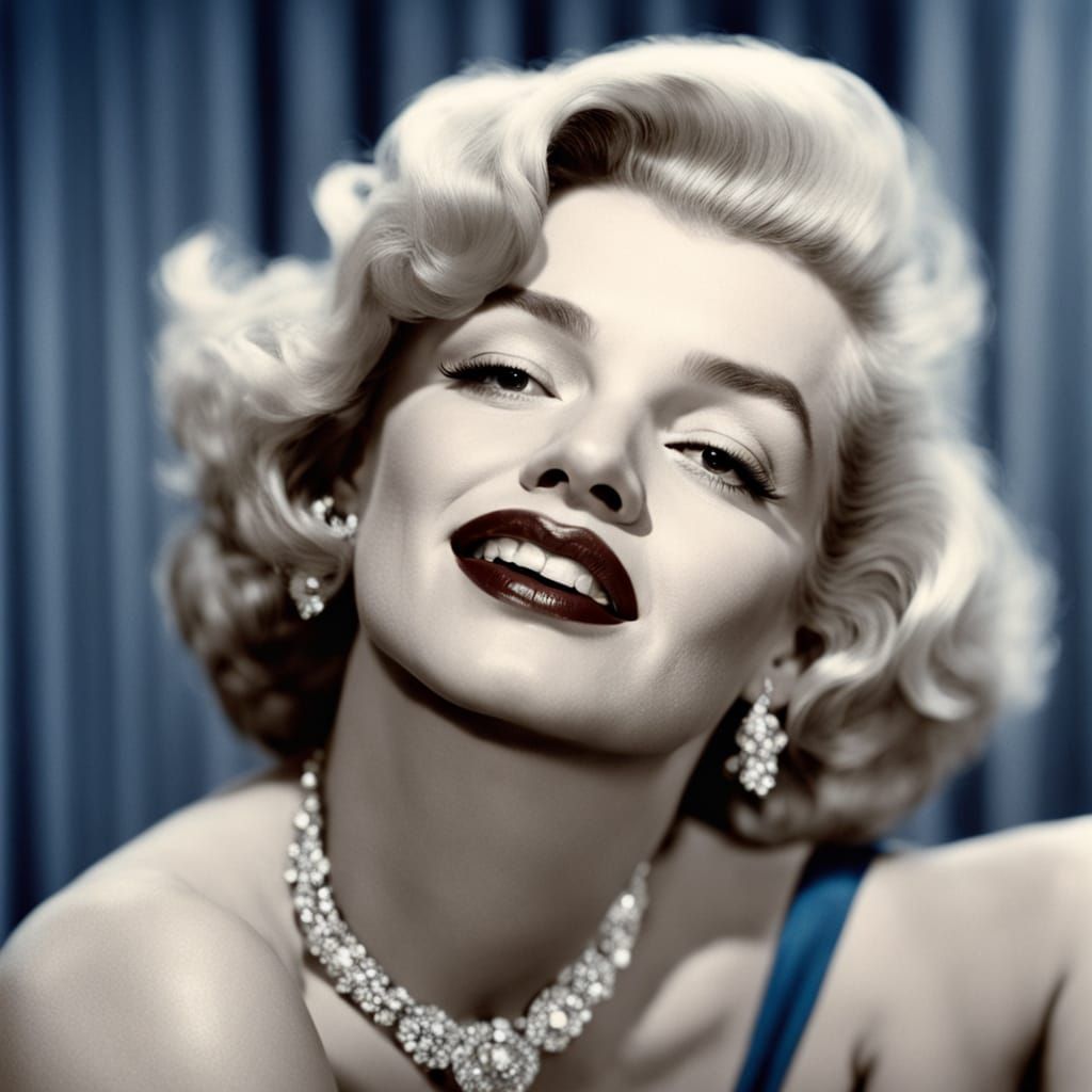 Vogue Glamour Retrato. Close-up.  Marilyn Monroe ...