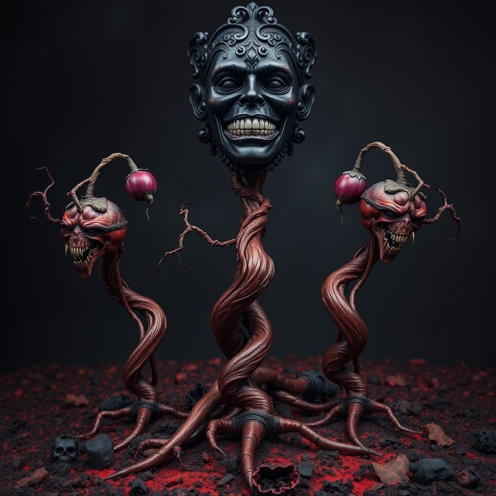 Infernal Plants Sprout in a Hellish Garden