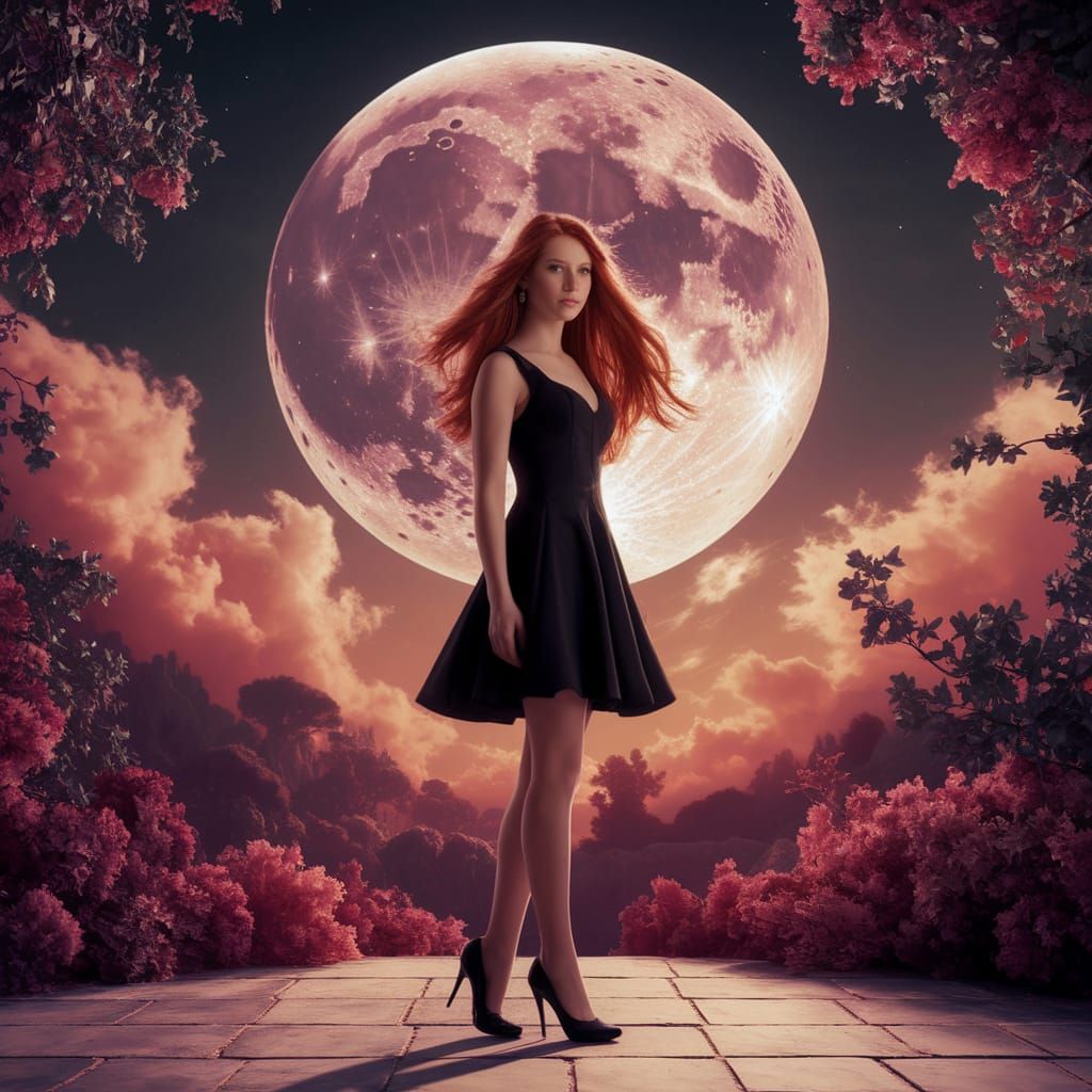 Enchanting Moonlit Fantasy Concept Art