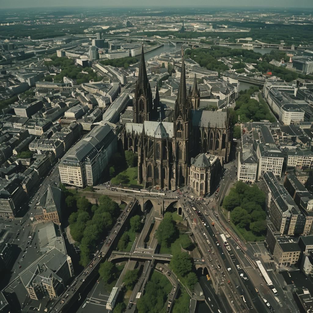 Cinematic Film Still of Koln Trip