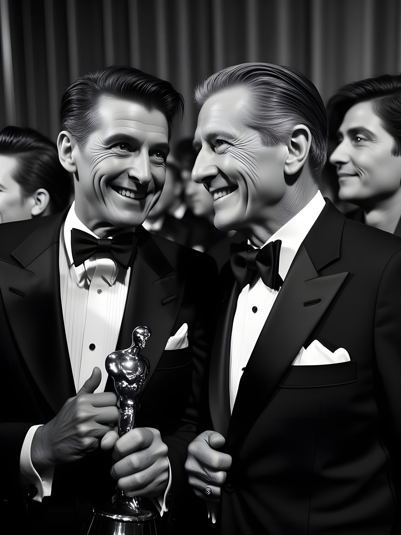 Classic Hollywood Stars Shine at 1950s Award Show