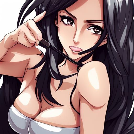 Anime-Style Portrait Inspired by Japanese Manga Art