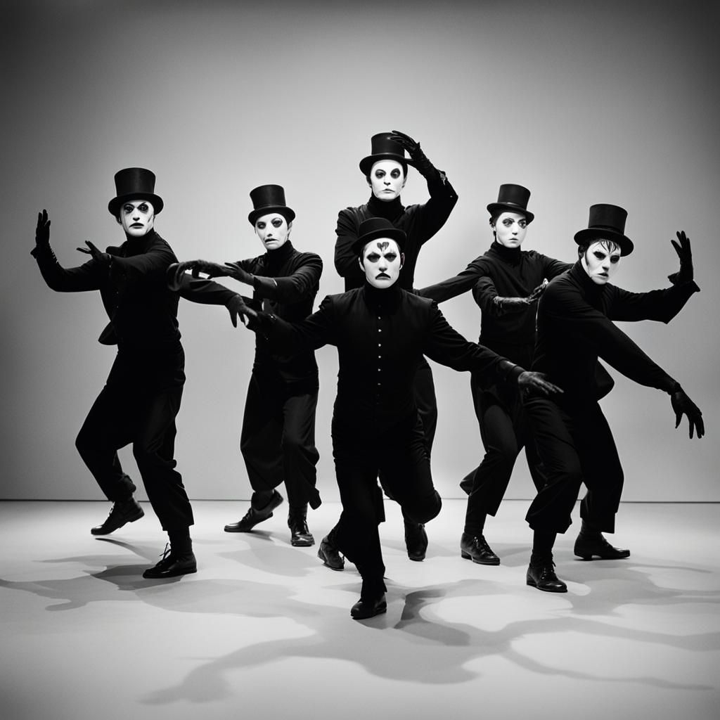 the Matahuxee Mime Combine presenting 'The Dance of Shadows' III