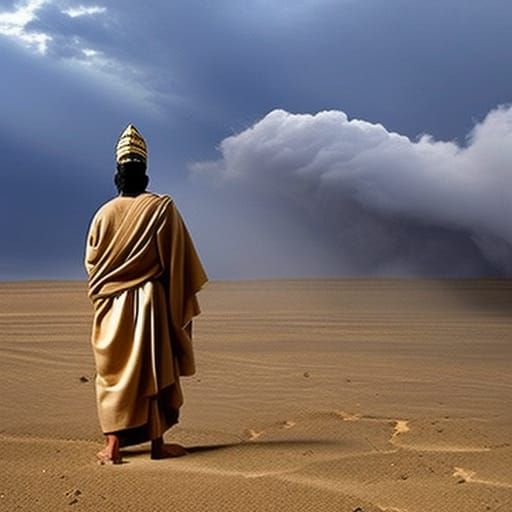 Biblical God Speaking from the Clouds