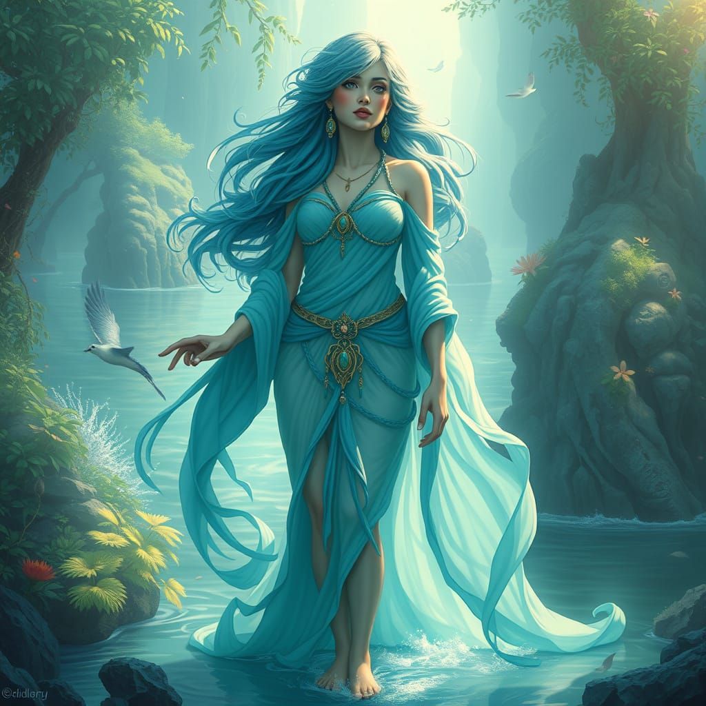 Aquamora: Fantasy Goddess of Life and Water
