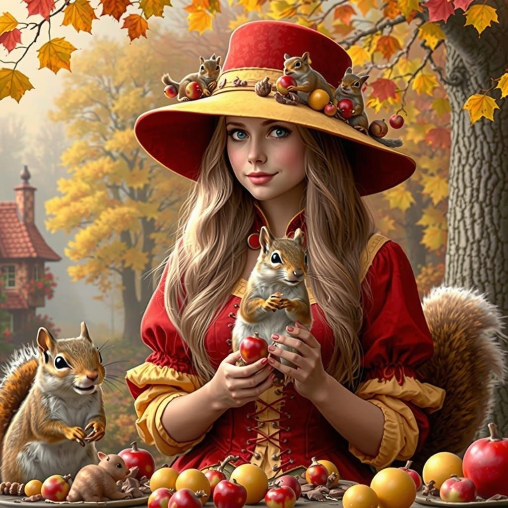 A Girl in a Whimsical Black and Turquoise Scene