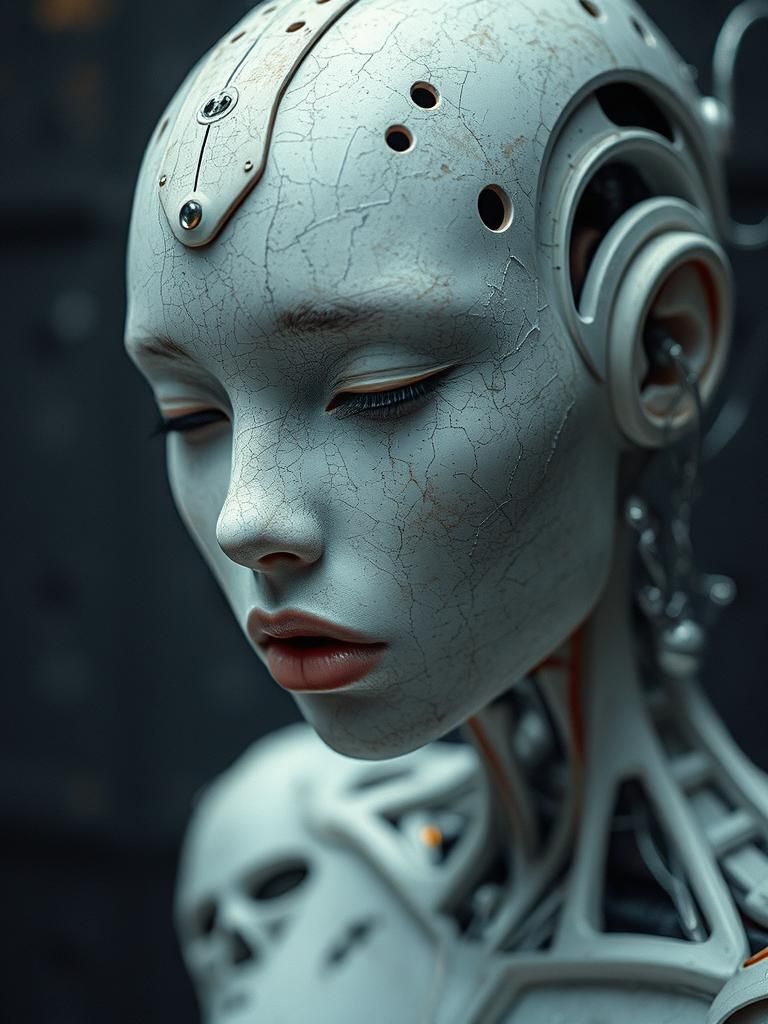 Ethereal Biomechanical Beings in Timeless Multiverse