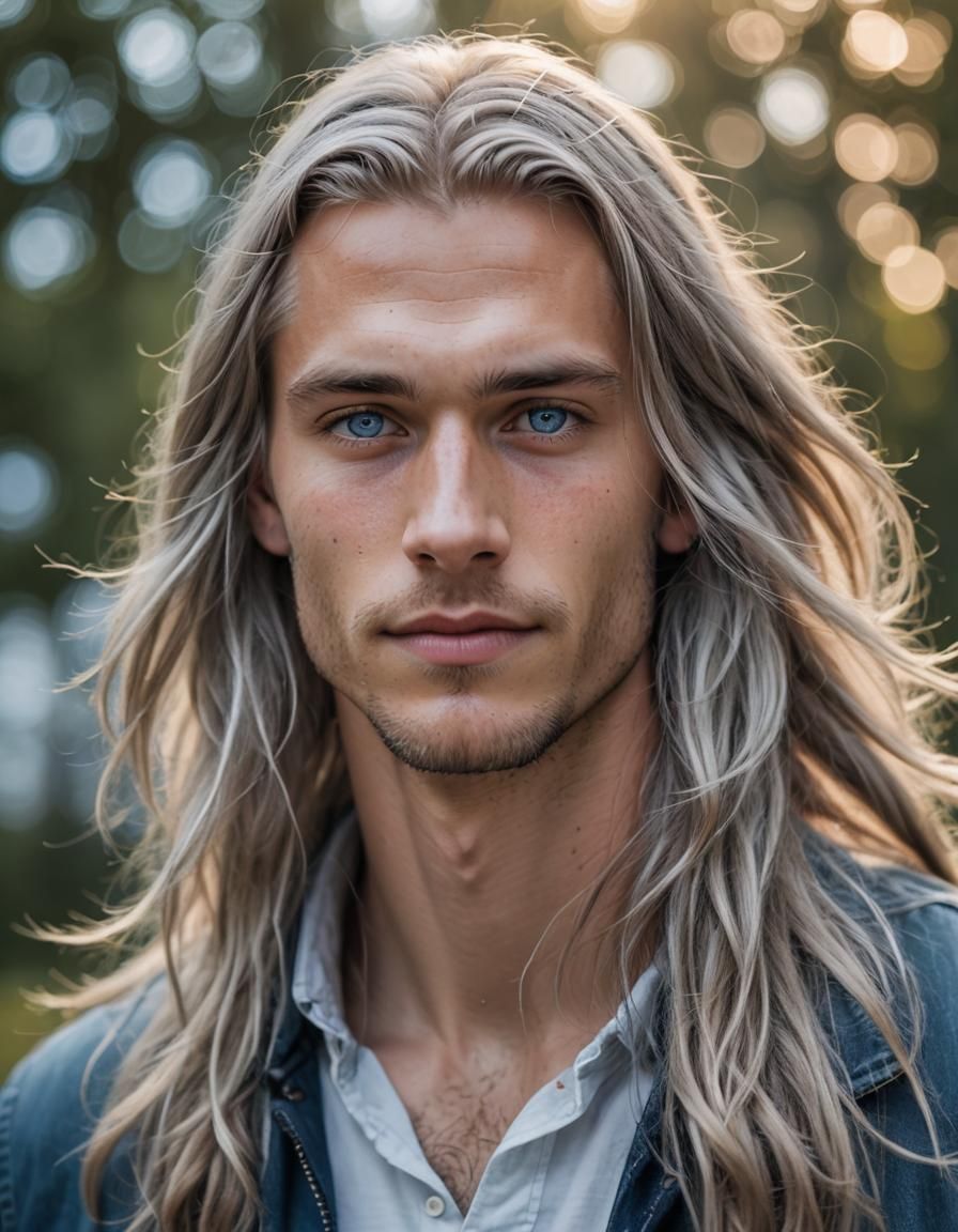 Silver-Haired Youth in Sweden, Professional Photography