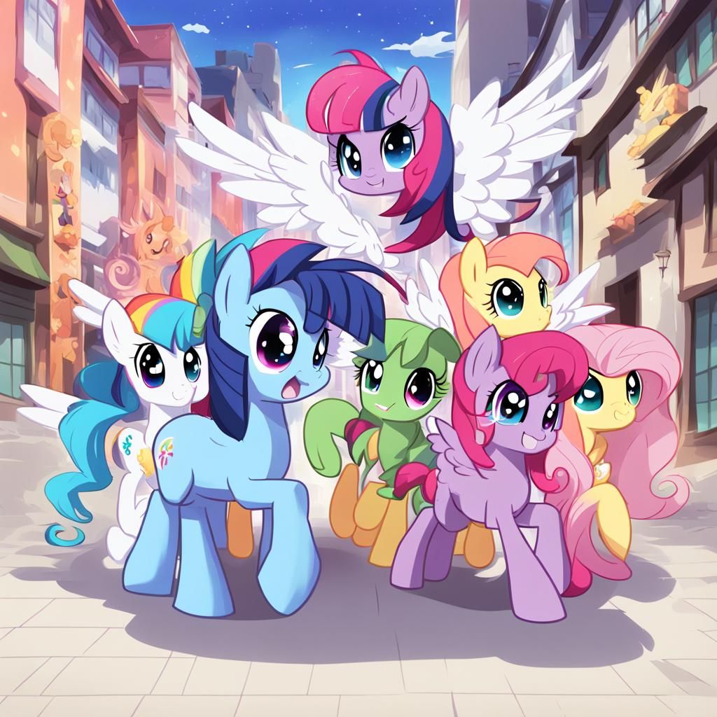 My Little Pony OC in Anime Style