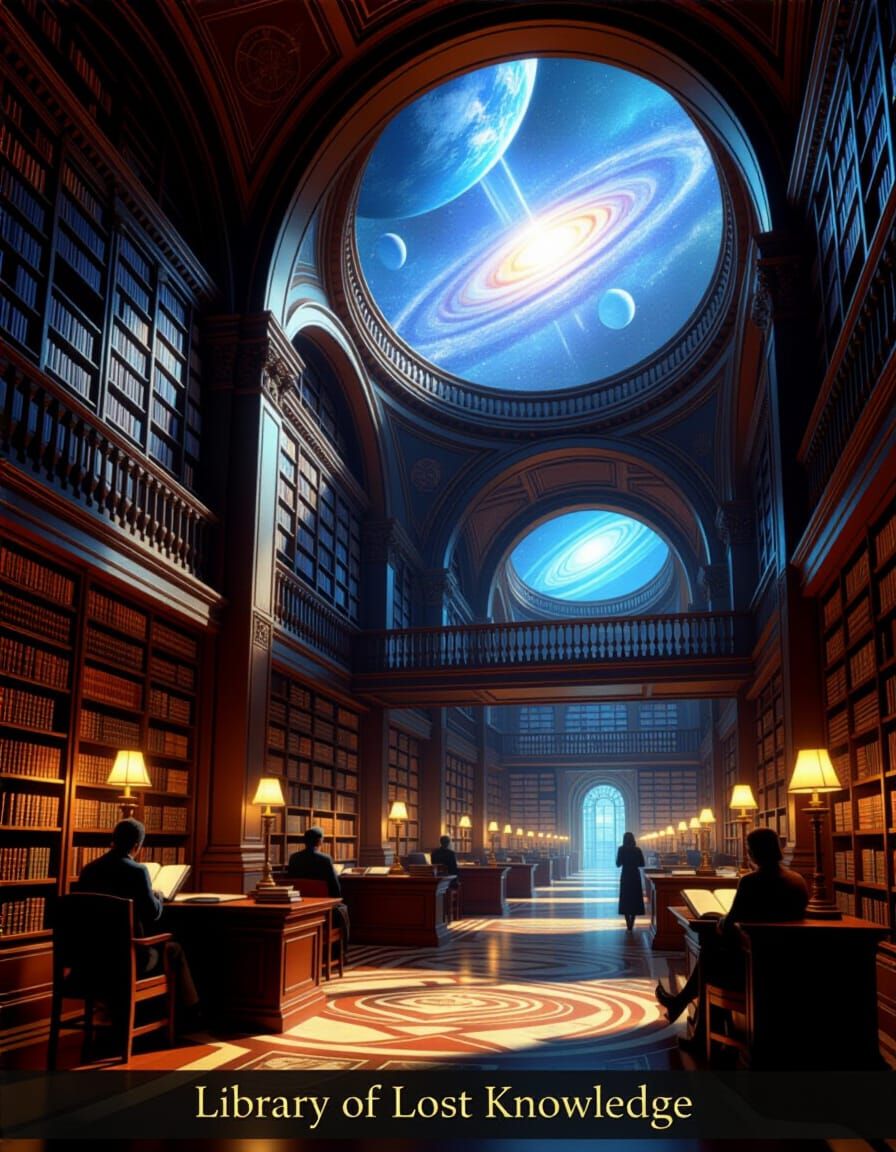 Library of Lost Knowledge From Parallel Universes