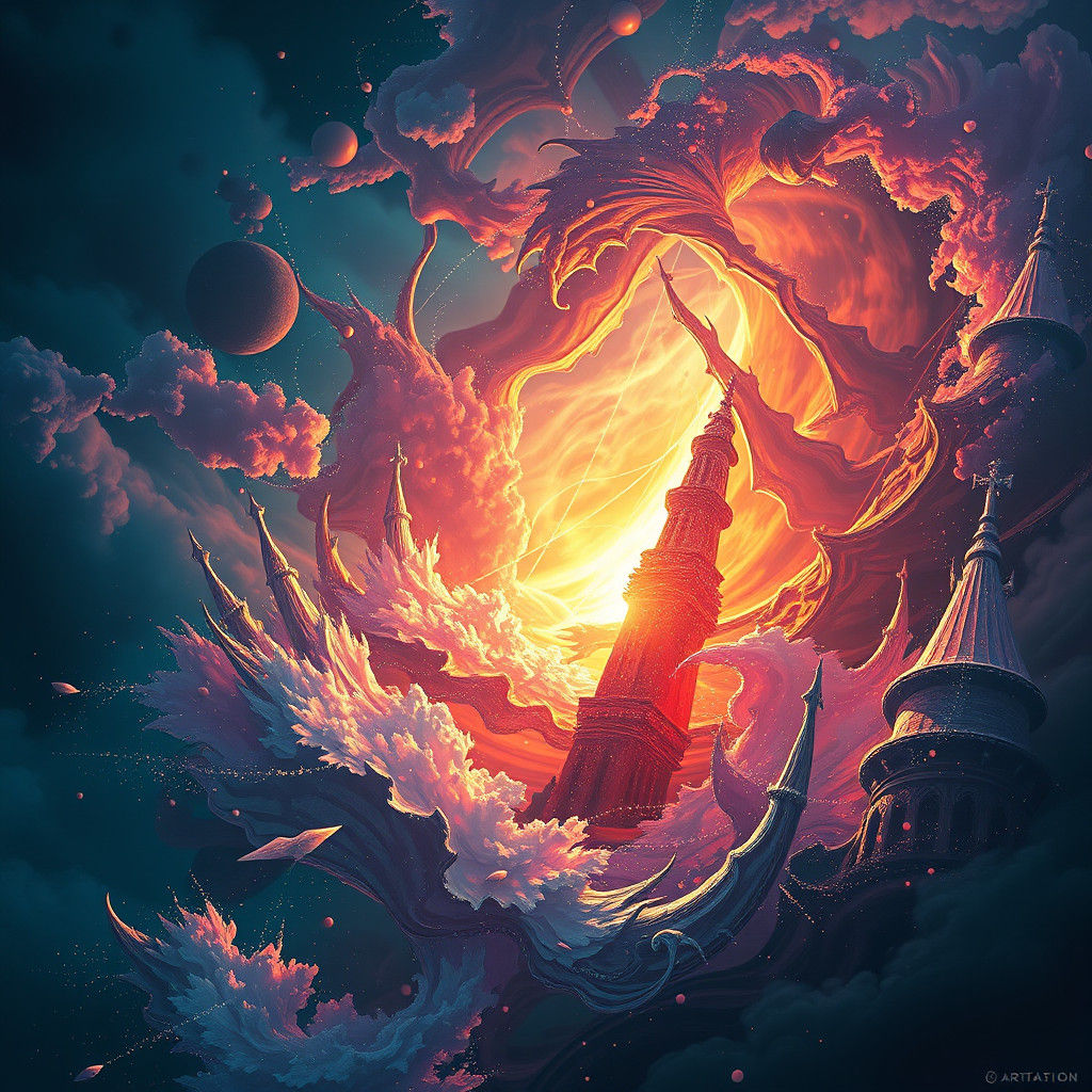 Fantastical Matte Painting: Sacred vs. Profane