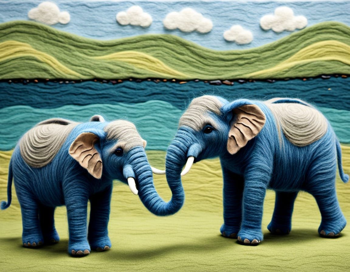 Felted Elephant Estuary