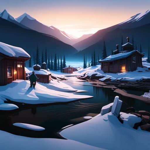 Surreal South Park 3D Render Art