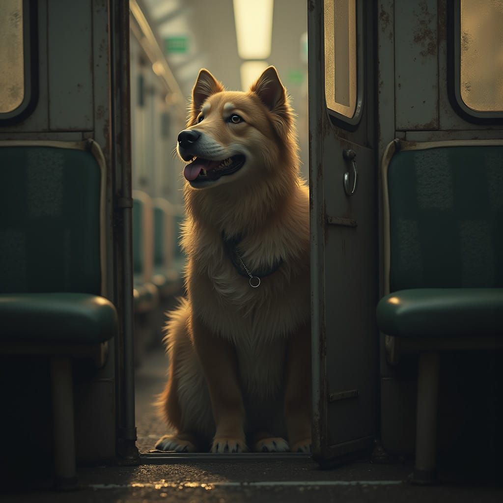 Surreal Train Station Encounter: A Lonely Kitten Finds a Fri...