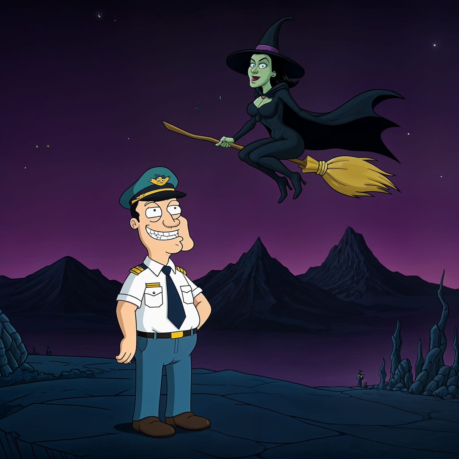 Quagmire and the Voluptuous Wicked Witch