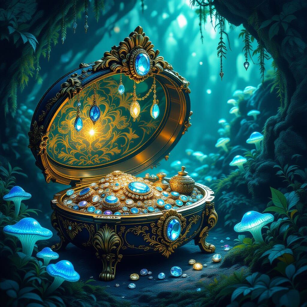 Magnificent Treasure Trove in Art Nouveau Style