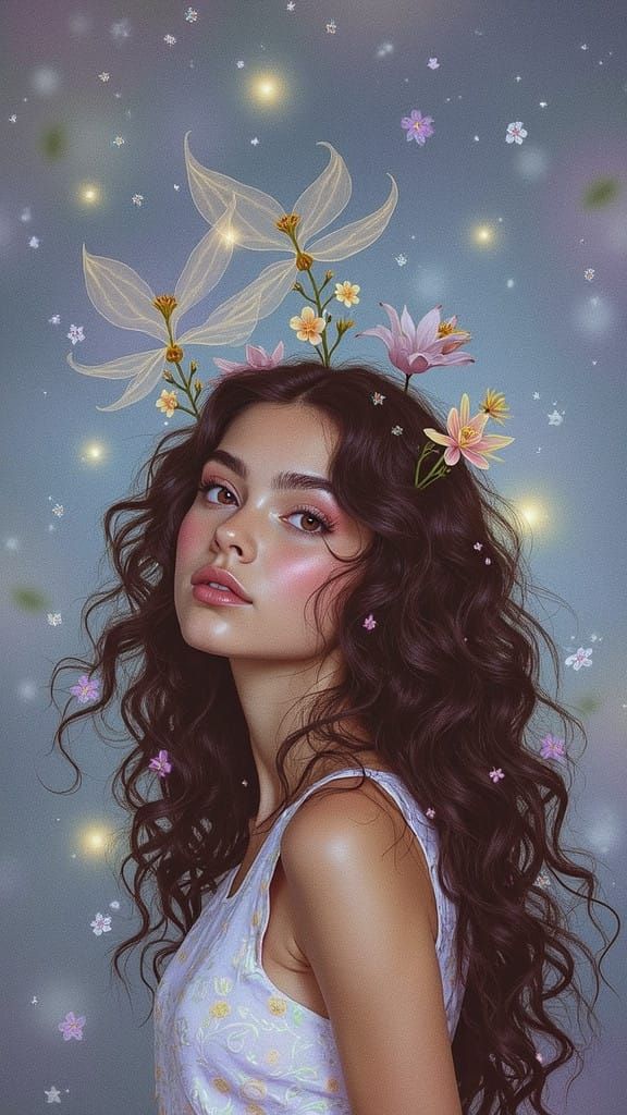 Enchanted Fairy Elegance in Spring Court Whispers